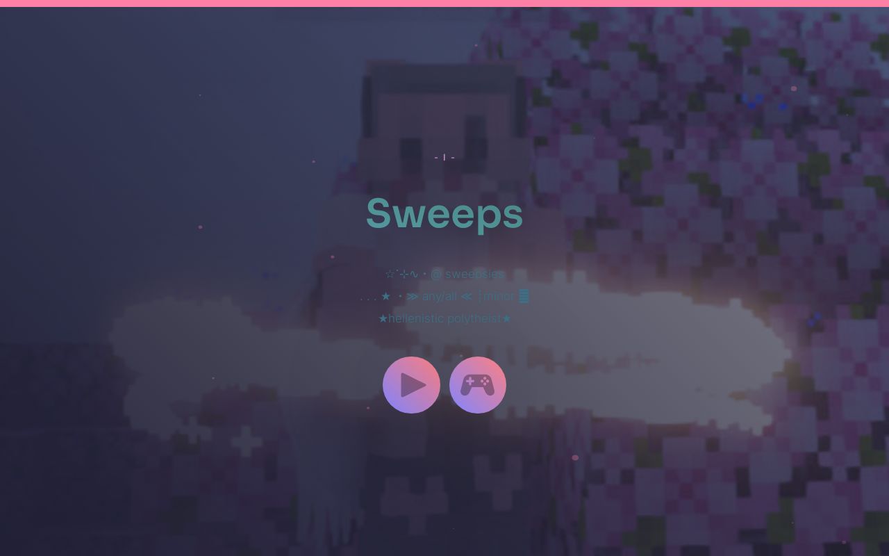 Sweeps Intro Card